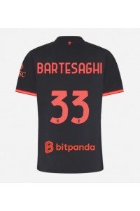 AC Milan Davide Bartesaghi #33 Fotballdrakt Tredje Klær Dame 2026-27 Korte ermer